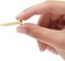 500 Pieces Mini Metal Brads for Crafts, Split Pin Brass Paper Fasteners for Scrapbooking, Handmade Cards, DIY Projects, 5 Assorted Sizes (0.37-Inch to 1-Inch Brads)